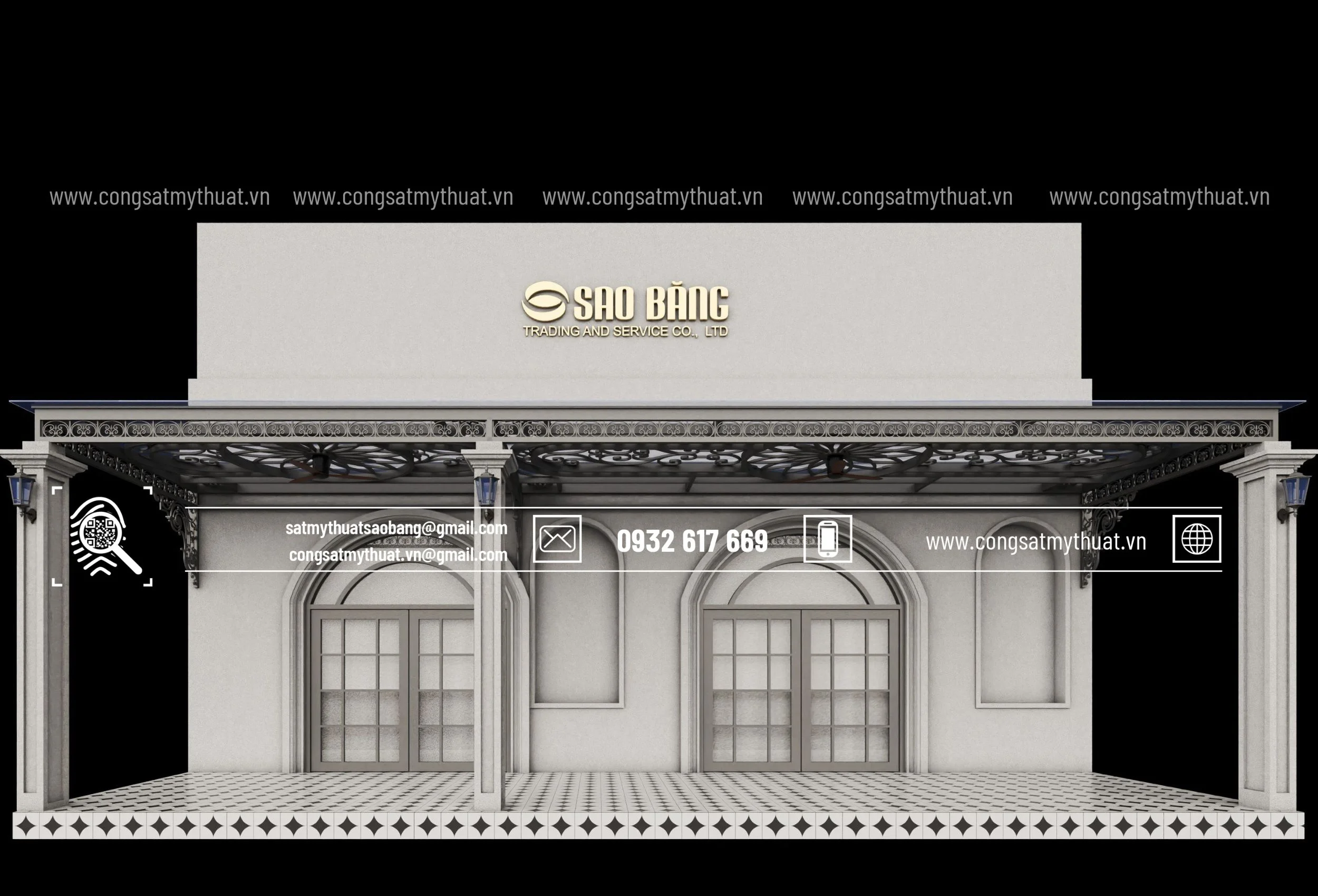 mái kính mỹ thuật MKSB 0003