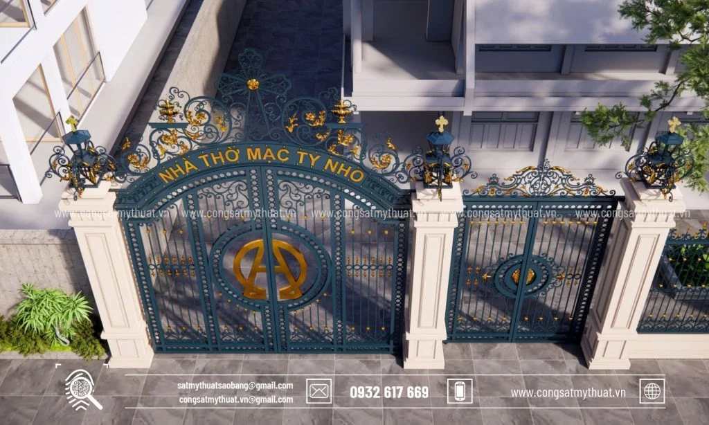 cổng-sắt-mỹ-thuật-sao-băng-cssb-0024