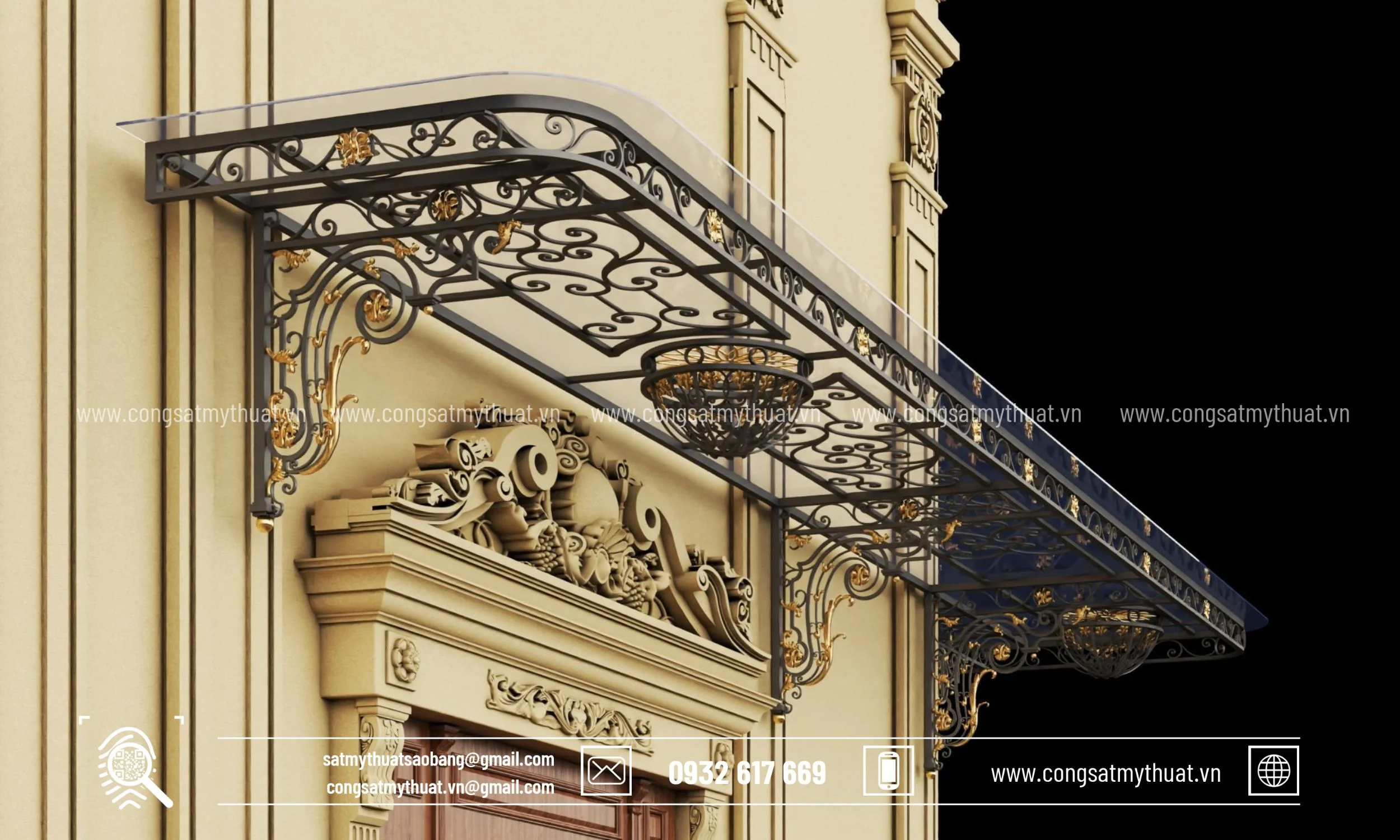 mái kính mỹ thuật MKSB 0007