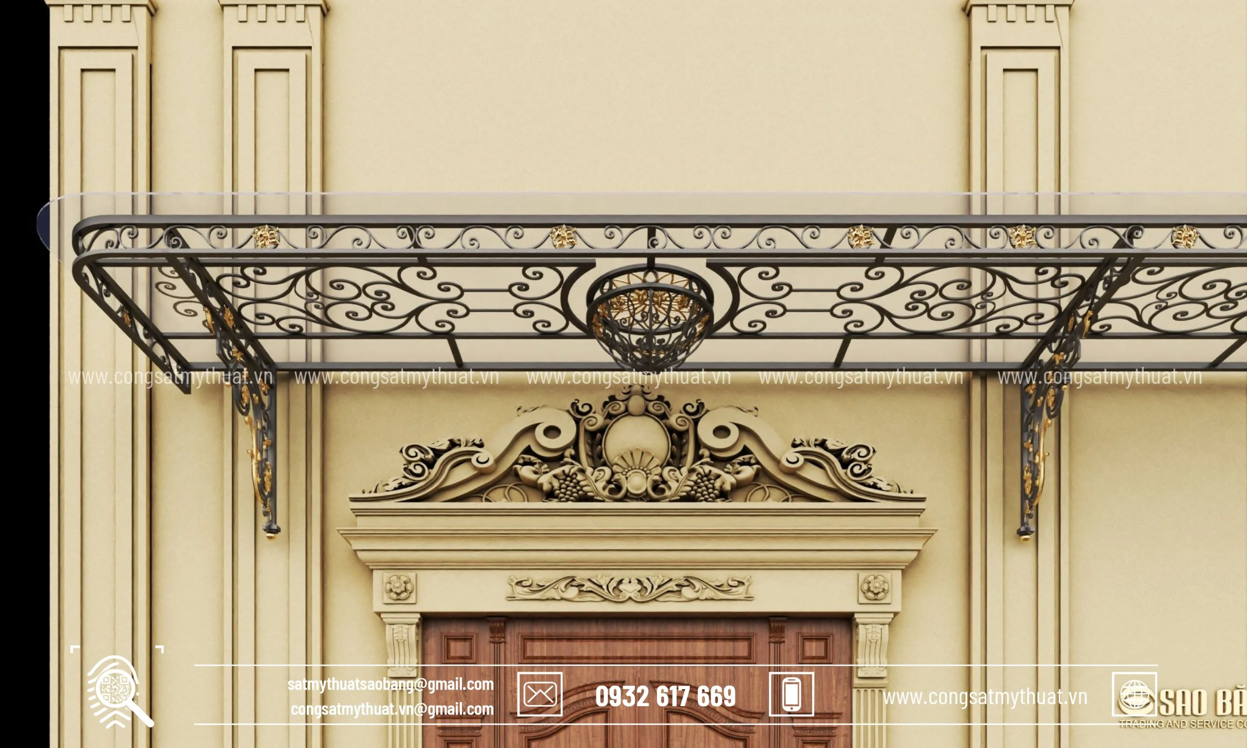 mái kính mỹ thuật MKSB 0007