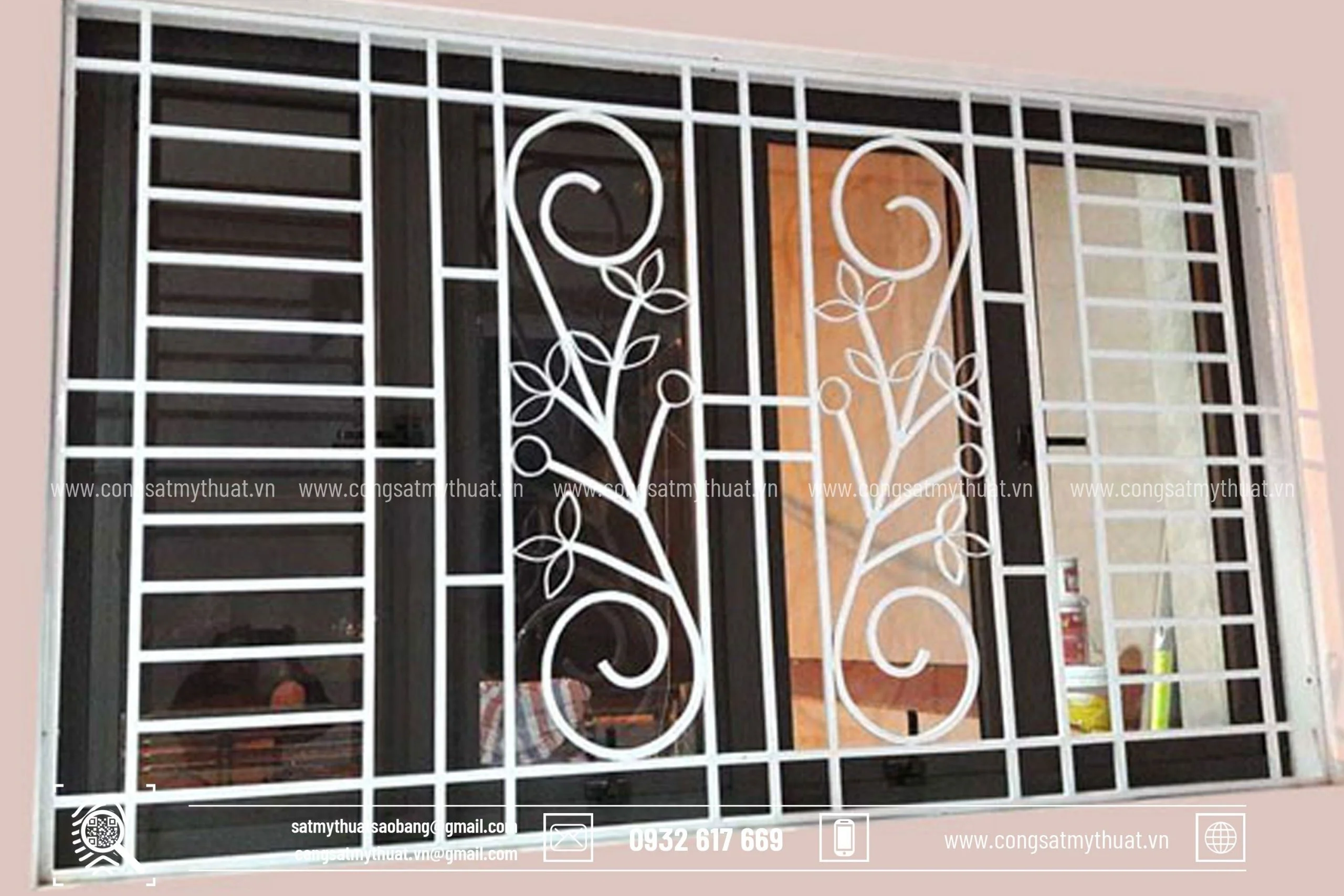 khung bảo vệ cửa sổ KSSB-0004