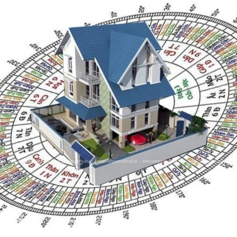 Cổng nhà đặt bên trái hay bên phải? Cách đặt chuẩn phong thủy Đặt cổng nhà trong phong thủy