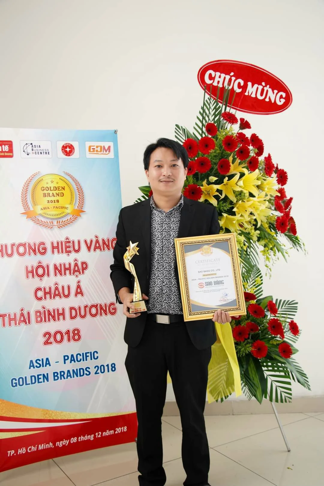 CEO Nguyễn Minh Trịnh Cty TNHH TM DV Sao Băng