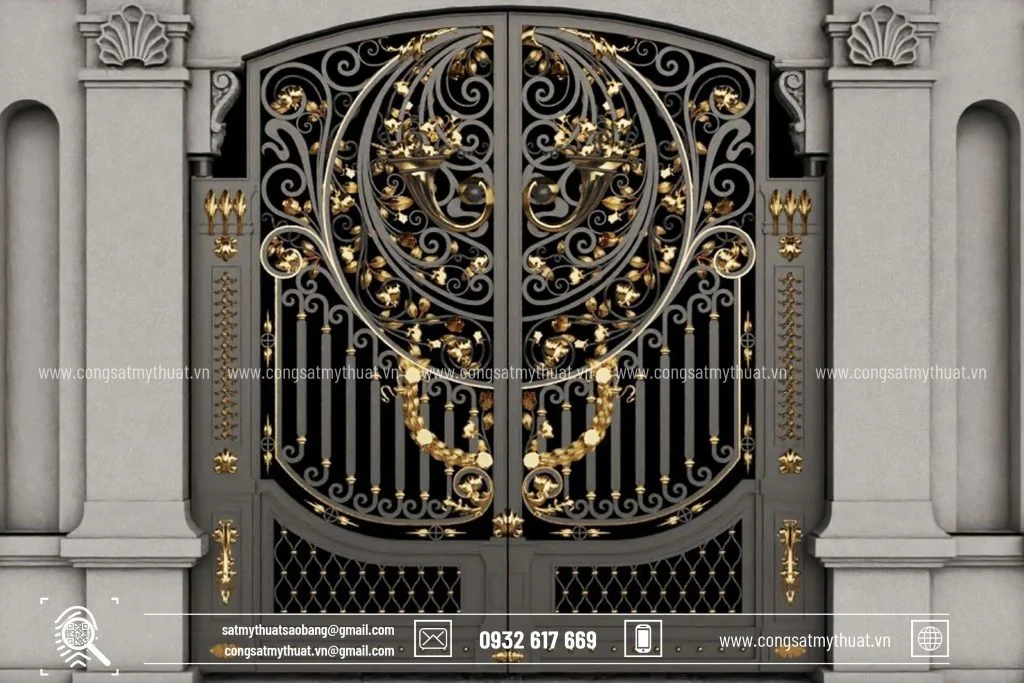 Giá cổng biệt thự vườn