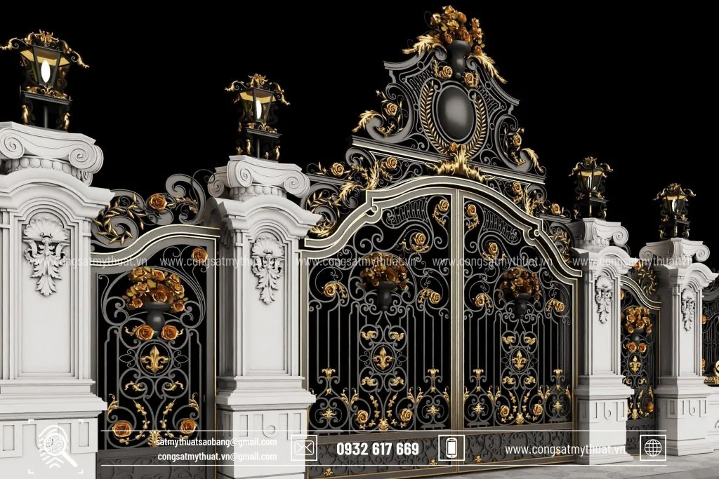 Tham khảo giá cổng sắt nghệ thuật mới nhất