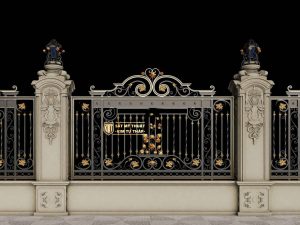 Hàng rào sắt mỹ thuật HRSB-0006 đẹp, hiện đại Hàng-rào-sắt-mỹ-thuật-HRSB-0006-scaled