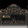 Hàng rào sắt mỹ thuật HRSB-0007 Luxury, ấn tượng KTT HR001.2