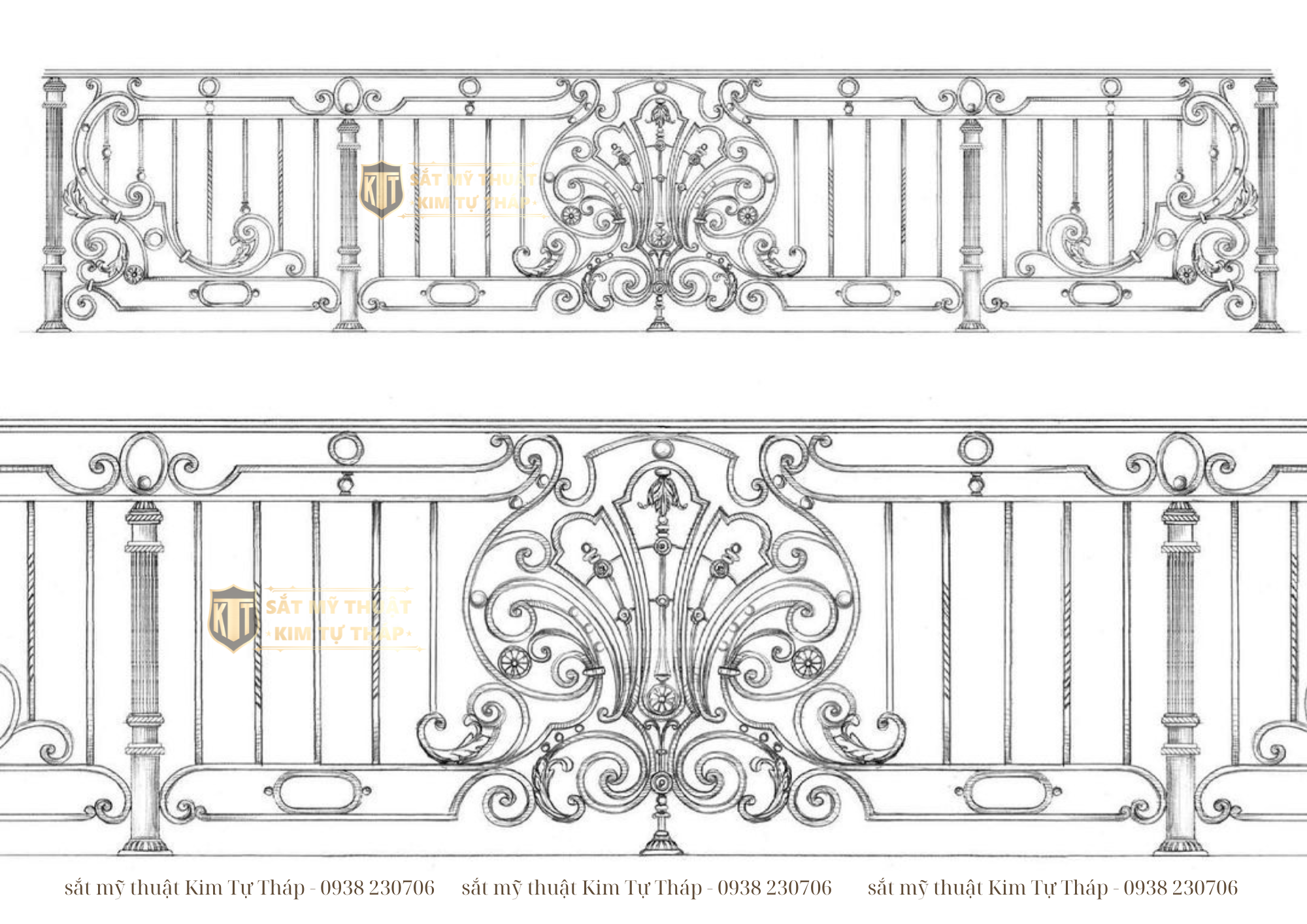 101+ Mẫu lan can sắt mỹ thuật ban công đẹp sang nhất (2025) KTT lan can ban công sắt mỹ thuật BC019