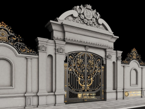 Cửa Cổng mỹ thuật CSSB-0026 cao cấp KTT042.3