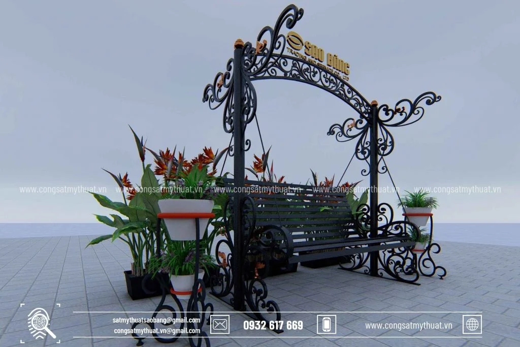 Xích đu sắt nghệ thuật là gì?