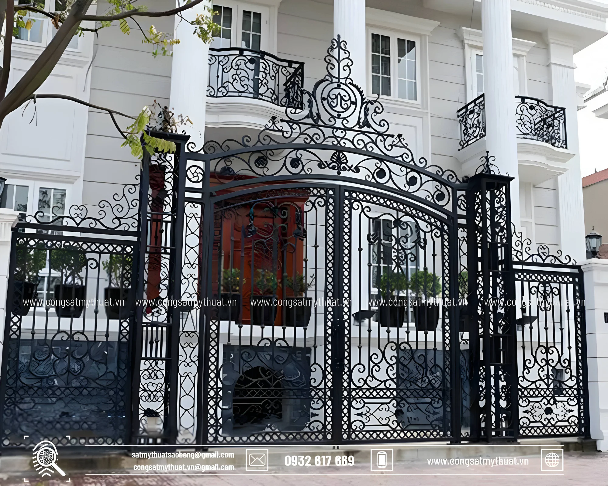 101+ Mẫu cổng biệt thự đẹp hiện đại & đơn giản lộng lẫy nhất Cổng biệt thự đơn giản, sang trọng