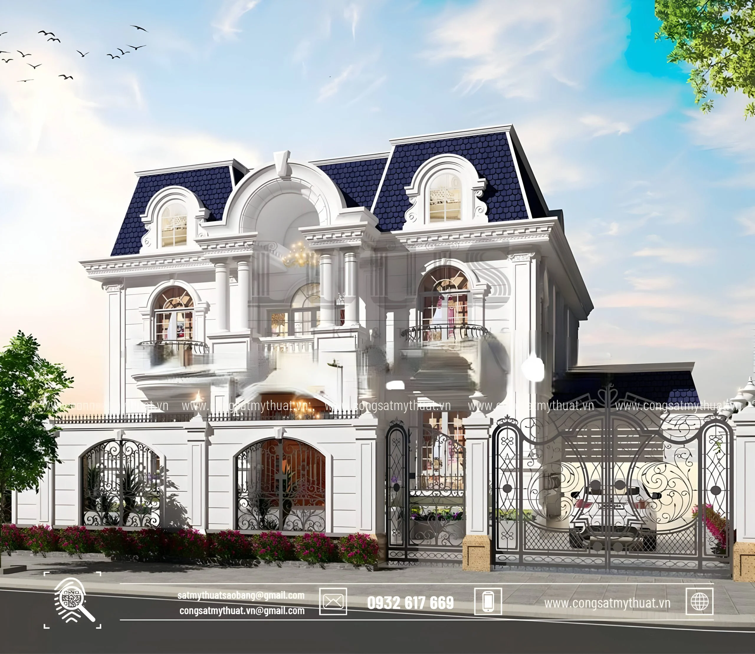 101+ Mẫu cổng biệt thự đẹp hiện đại & đơn giản lộng lẫy nhất Cổng villa biệt thự mái Nhật