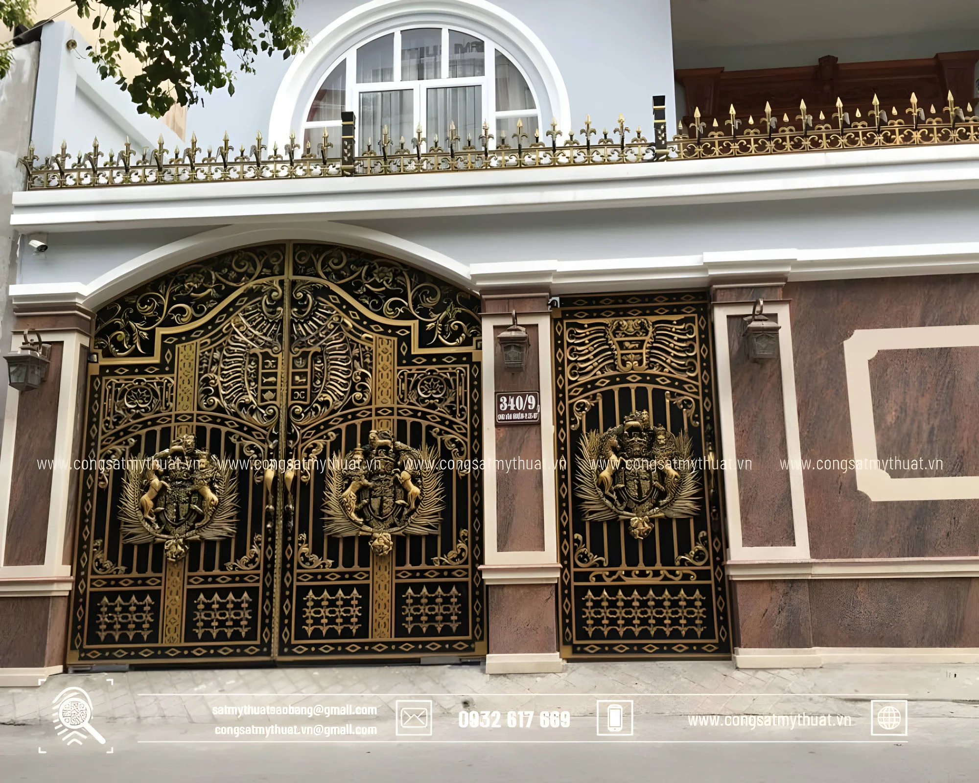 101+ Mẫu cổng biệt thự đẹp hiện đại & đơn giản lộng lẫy nhất Cổng rào biệt thự đẹp, cổ kính