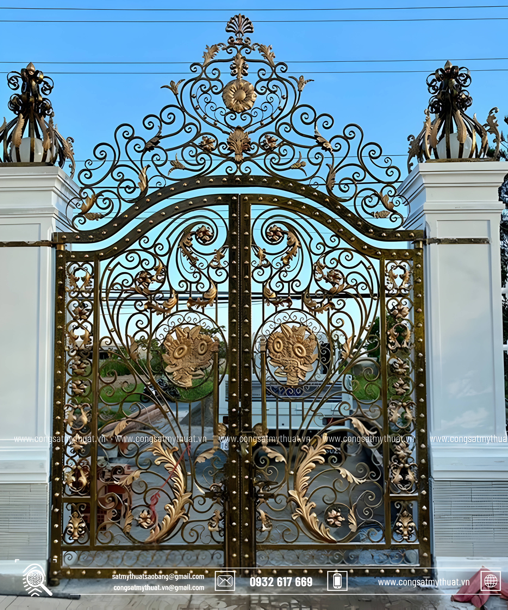 21 mẫu cửa cổng đẹp đa dạng phù hợp phong cách thiết kế nhà