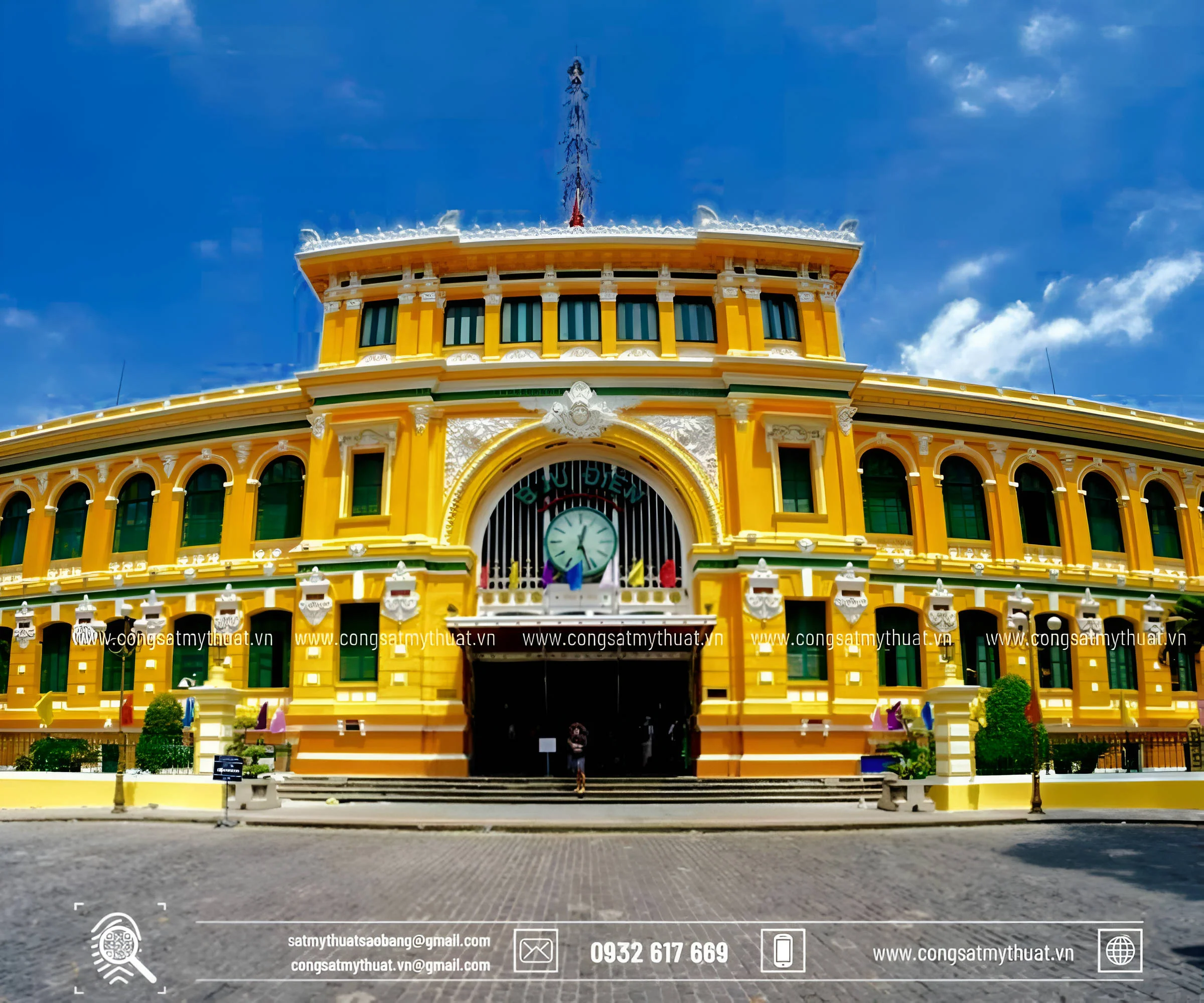 72+ Mẫu cổng biệt thự Pháp đẹp nhất từ trước đến nay (2025) Bưu điện thành phố