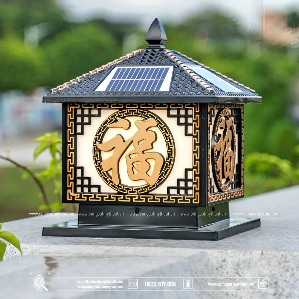 52+ Mẫu đèn cổng biệt thự đẹp cao cấp thời thượng nhất (2023) Thân đèn cổng biệt thự