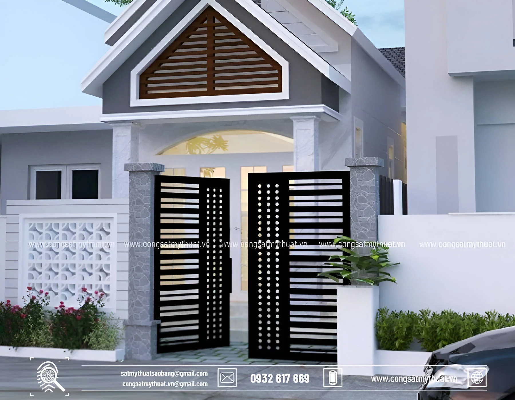 Chọn Kích thước cổng biệt thự theo phong thủy, hợp mệnh nhất Chọn hướng cổng cho người mệnh Kim