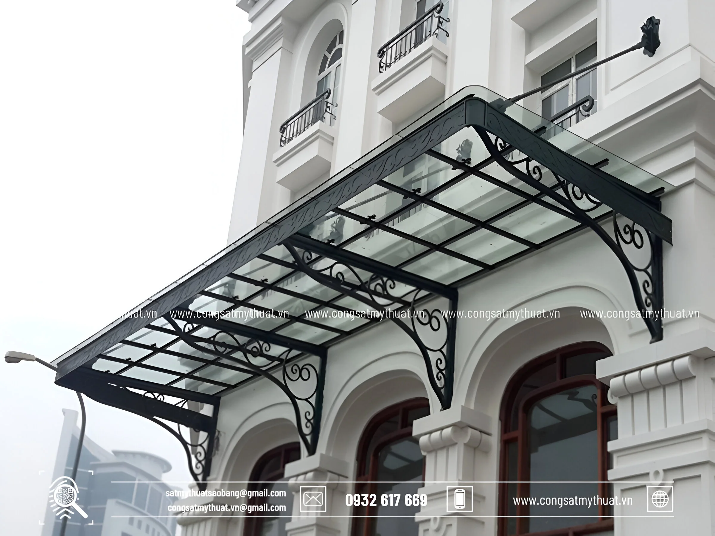 Thiết kế mái sắt kính