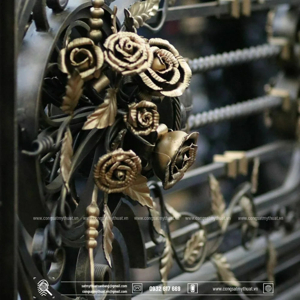 Hàng rào hoa văn mỹ nghệ