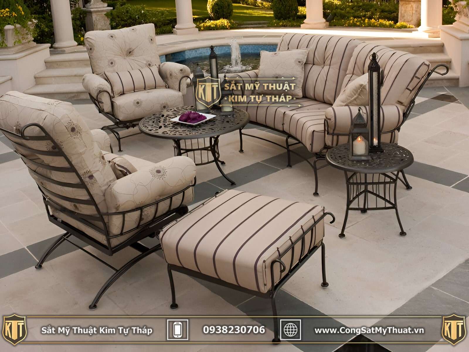 Đặc điểm của chân bàn sắt mỹ thuật 