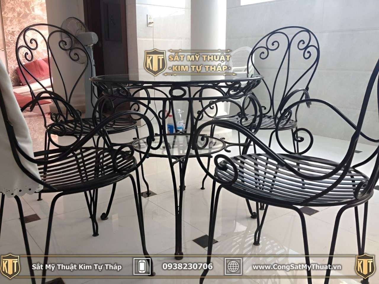 Chân bàn sắt mỹ nghệ 