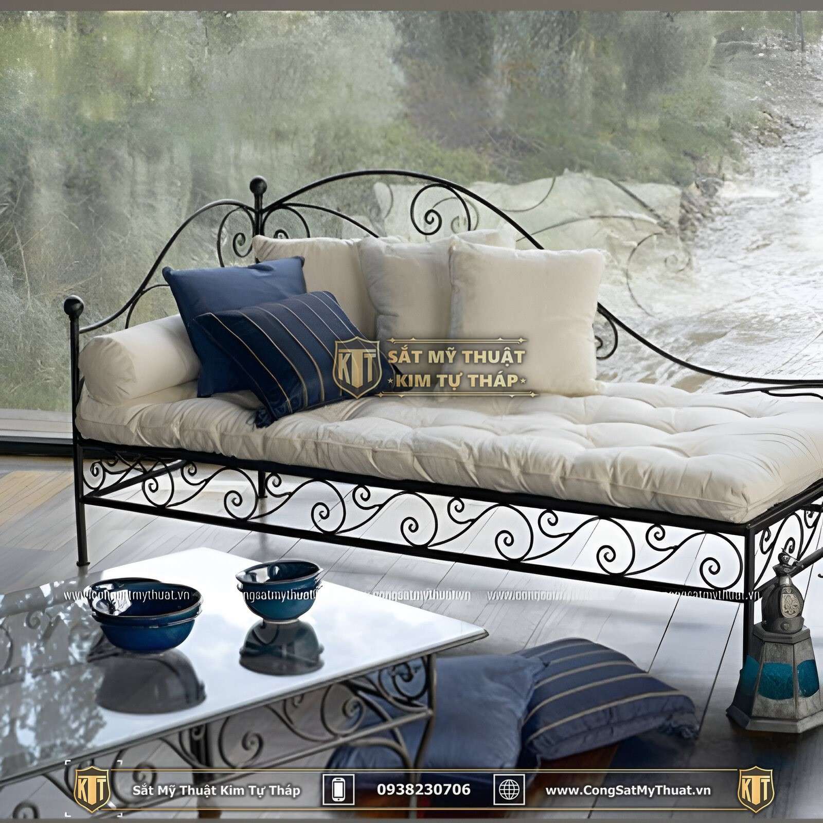 Chân bàn ghế sắt nghệ thuật 