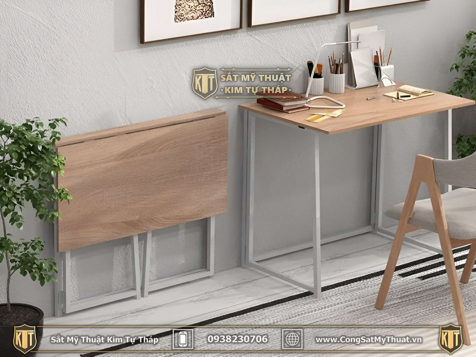 Chân bàn sắt loại xếp