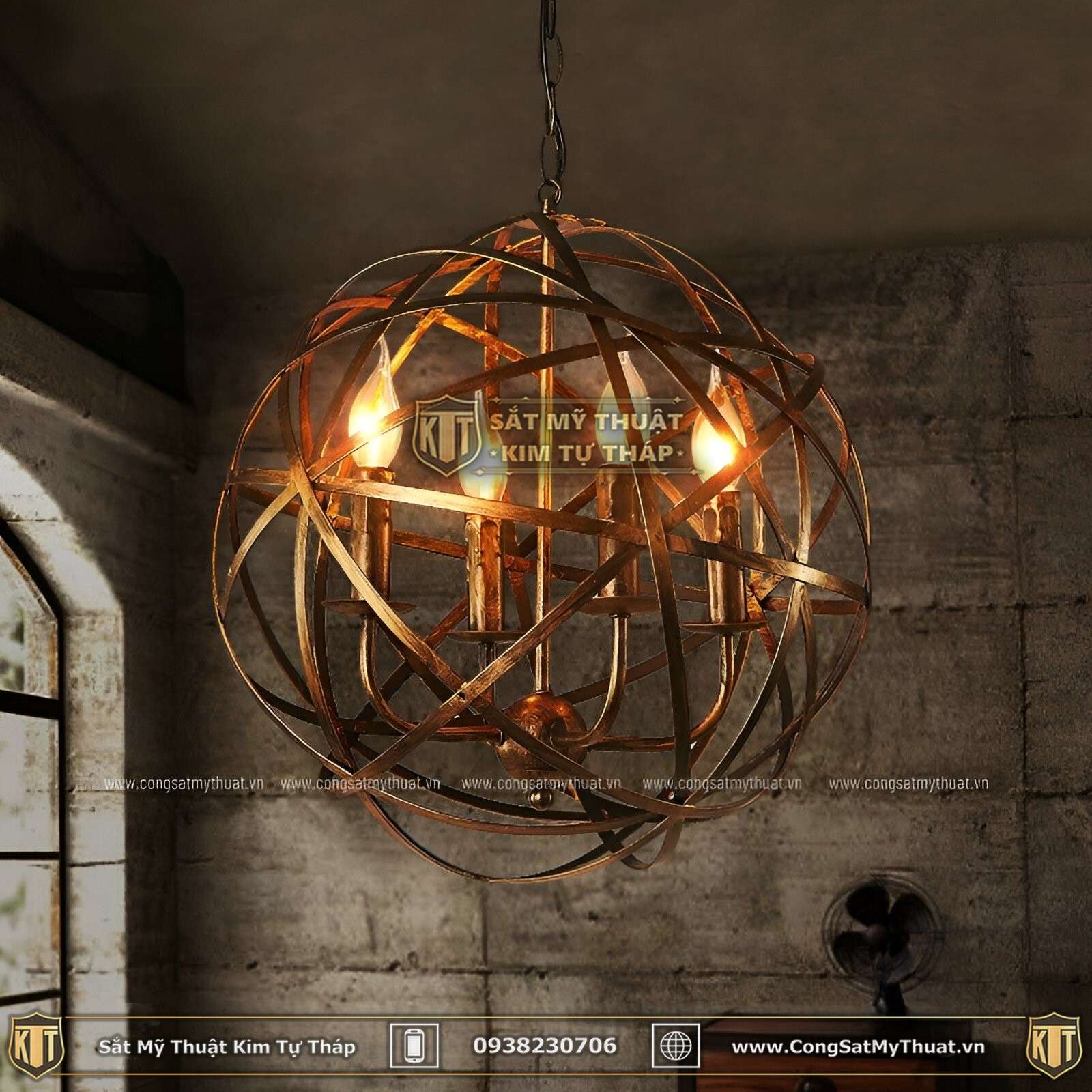 Đèn sắt nghệ thuật