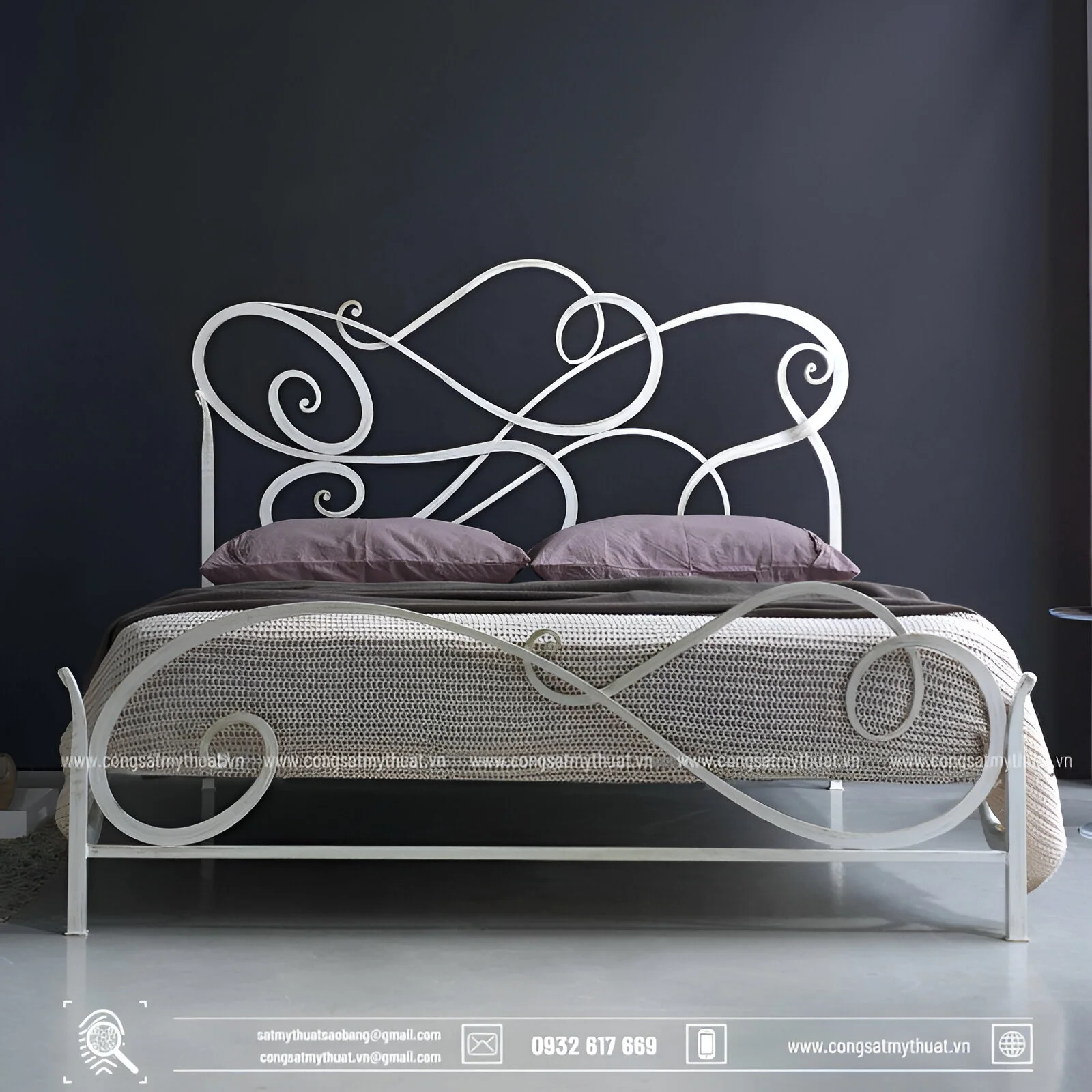 101+ Mẫu giường sắt mỹ thuật đẹp lộng lẫy đẳng cấp nhất 2025 Các thiết kế giường sắt nghệ thuật đặc biệt