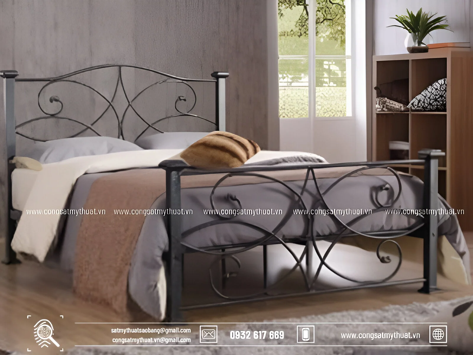 101+ Mẫu giường sắt mỹ thuật đẹp lộng lẫy đẳng cấp nhất 2025 Giới thiệu về giường sắt nghệ thuật