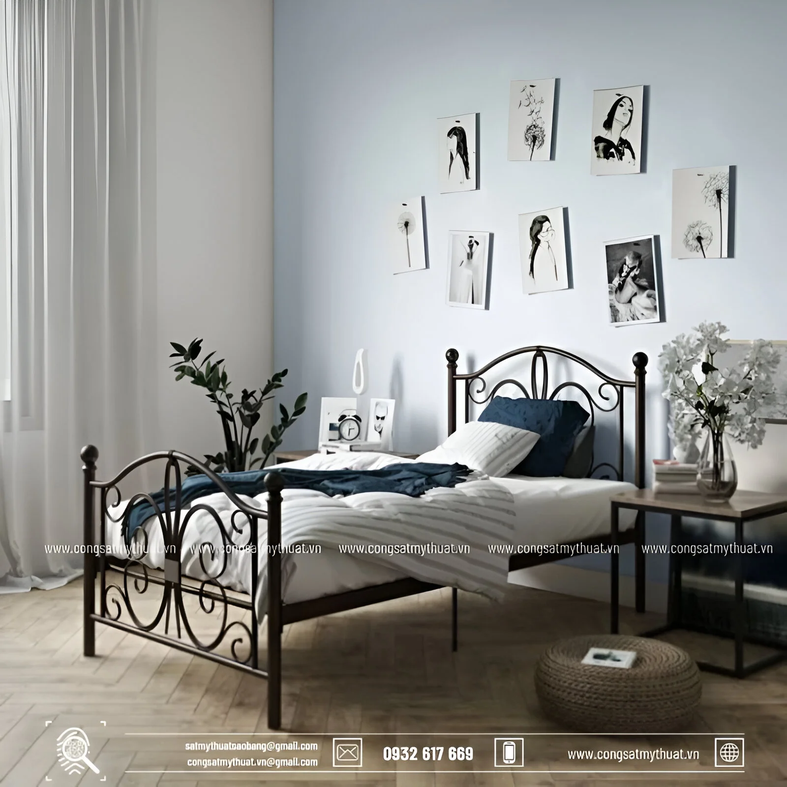 101+ Mẫu giường sắt mỹ thuật đẹp lộng lẫy đẳng cấp nhất 2025 Phân loại giường sắt