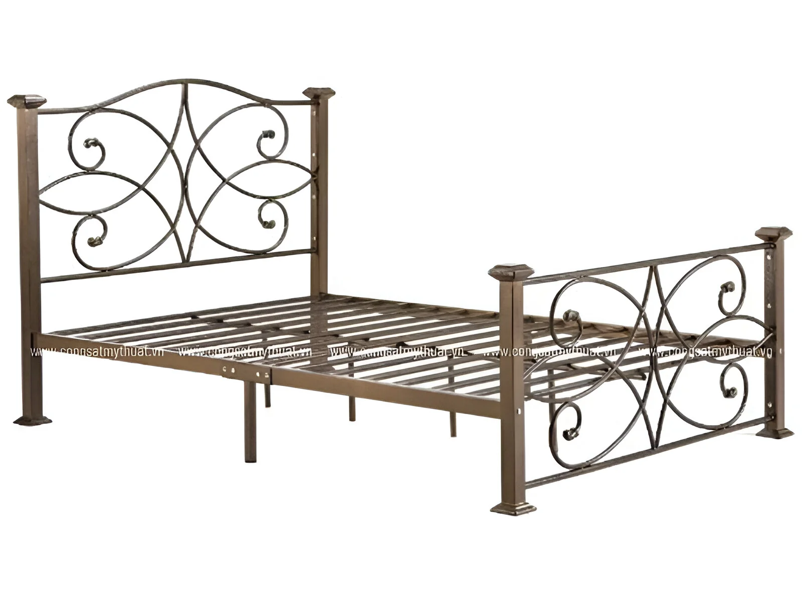 101+ Mẫu giường sắt mỹ thuật đẹp lộng lẫy đẳng cấp nhất 2025 Giường sắt đơn giản, giá rẻ