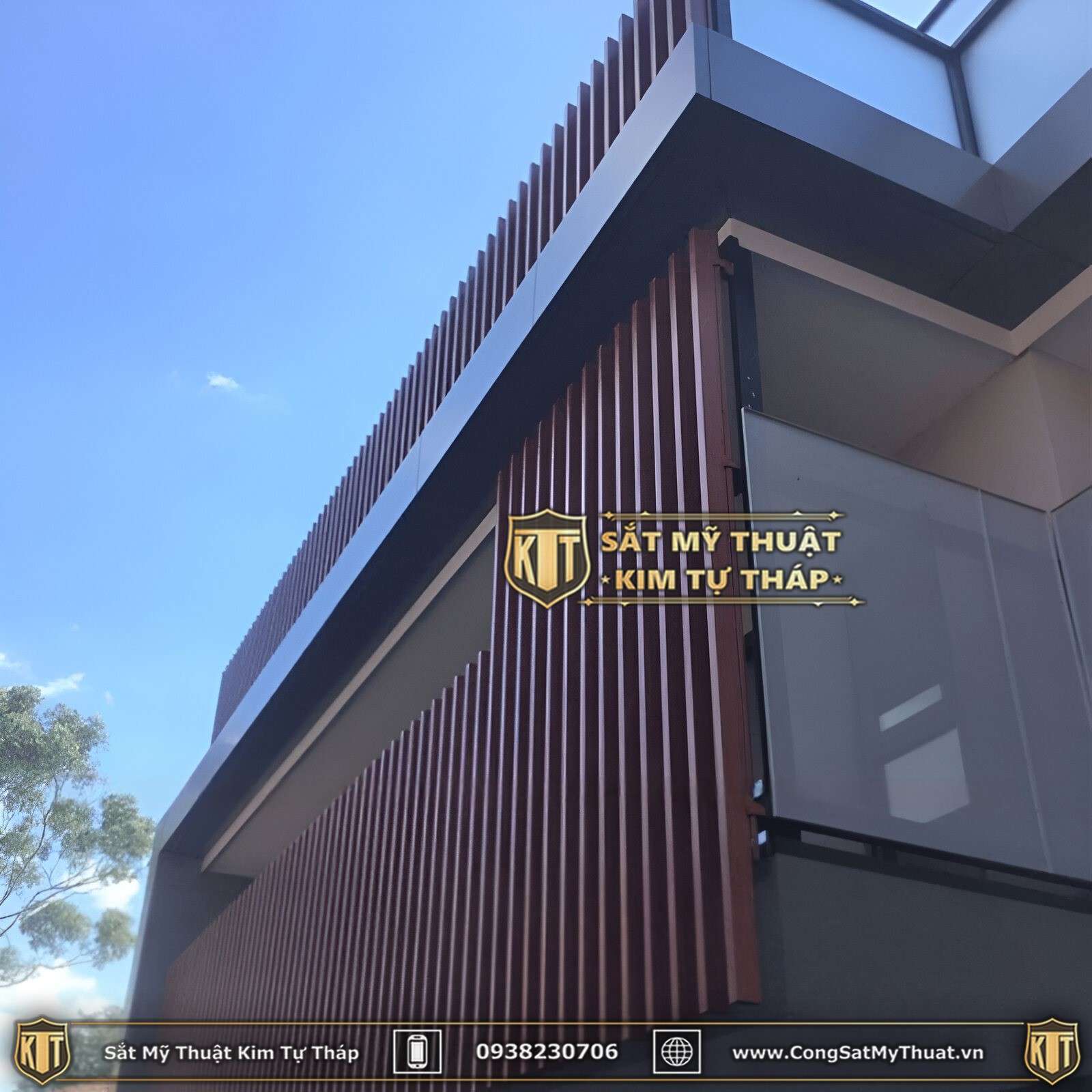 Lam sắt bảo vệ công trình 