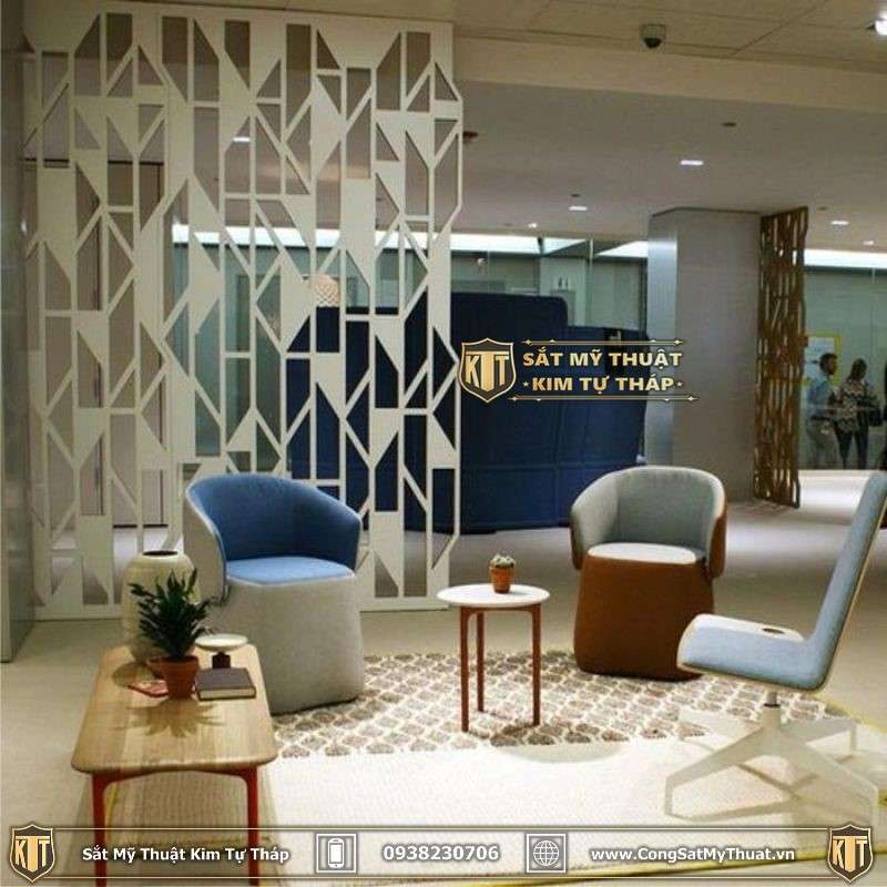 Các mẫu vách ngăn sắt đẹp, độc đáo 