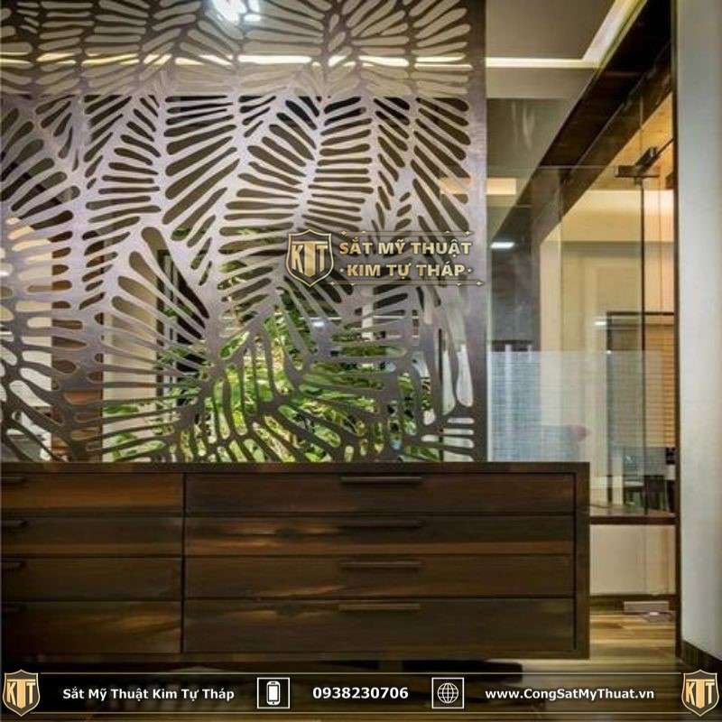 Vách ngăn sắt mỹ thuật  