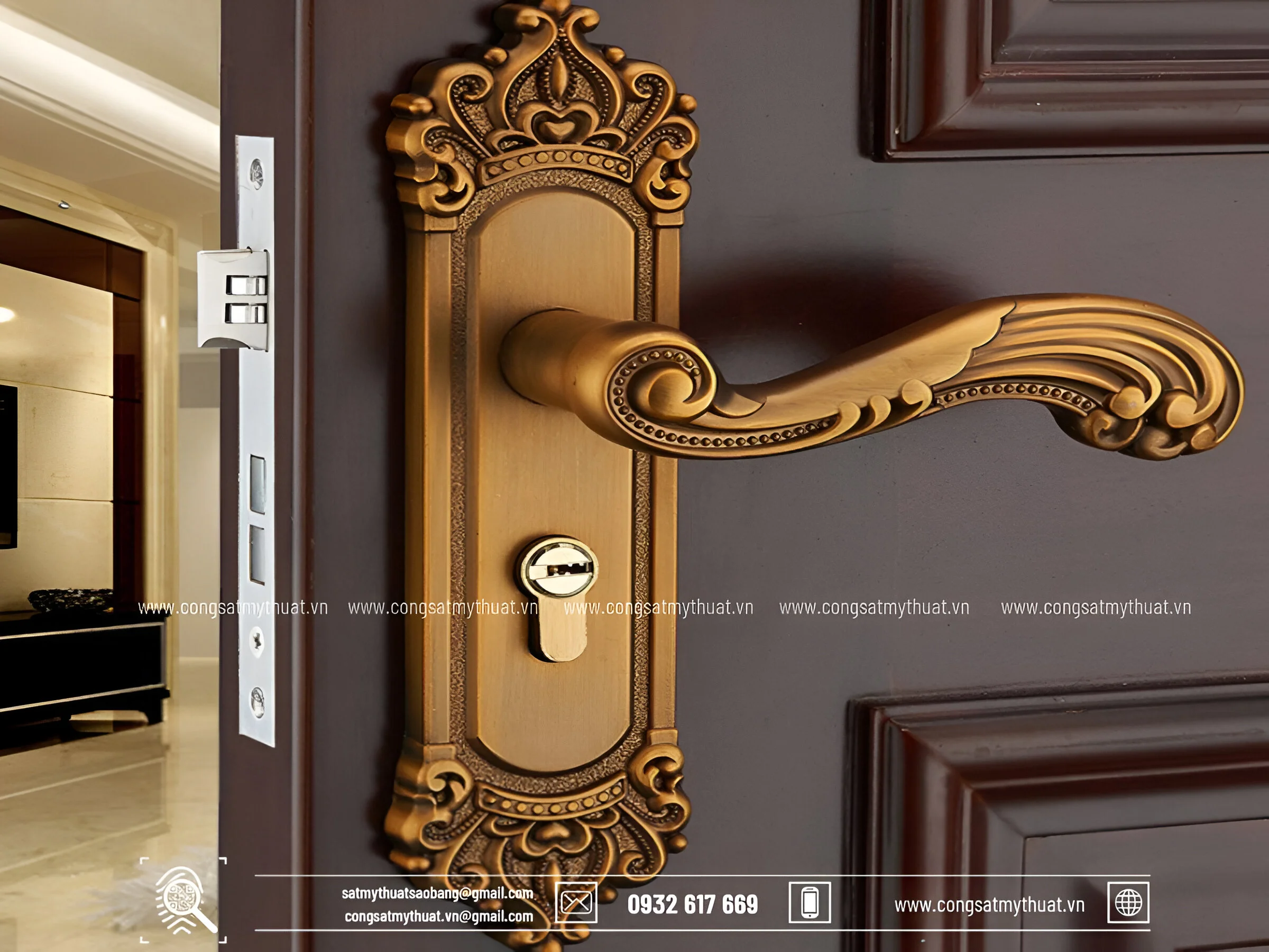 52+ Mẫu tay nắm cửa sắt nghệ thuật đẹp được ưa chuộng nhất Tay nắm cửa sắt mỹ thuật sang trọng