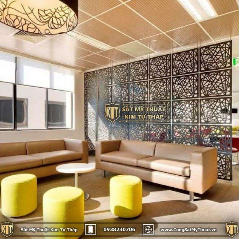 Vách ngăn sắt cnc nghệ thuật 