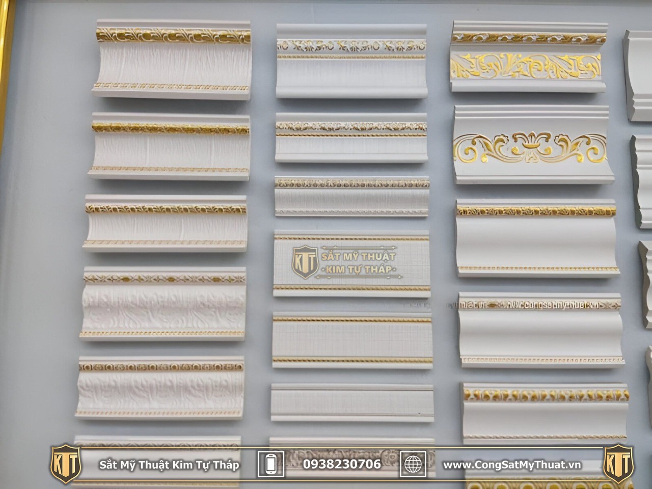 Phào chỉ làm bằng thạch cao 