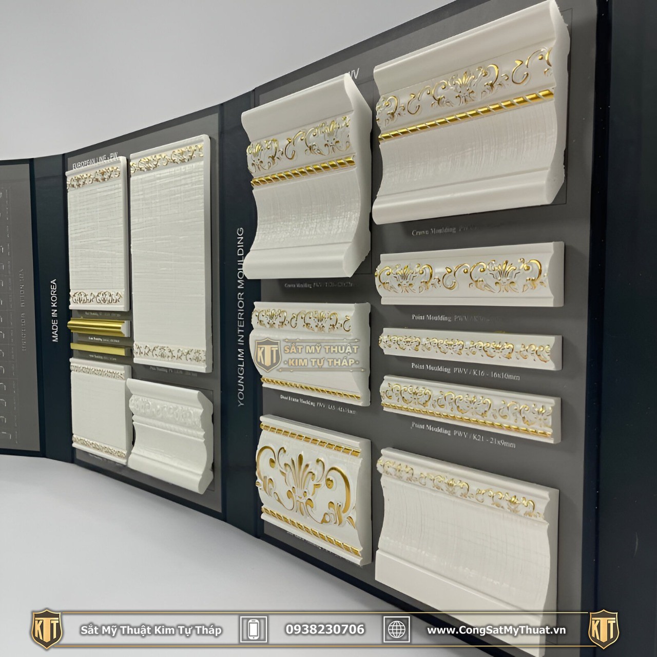 Mẫu phào chỉ biệt thự cổ điển sang trọng 