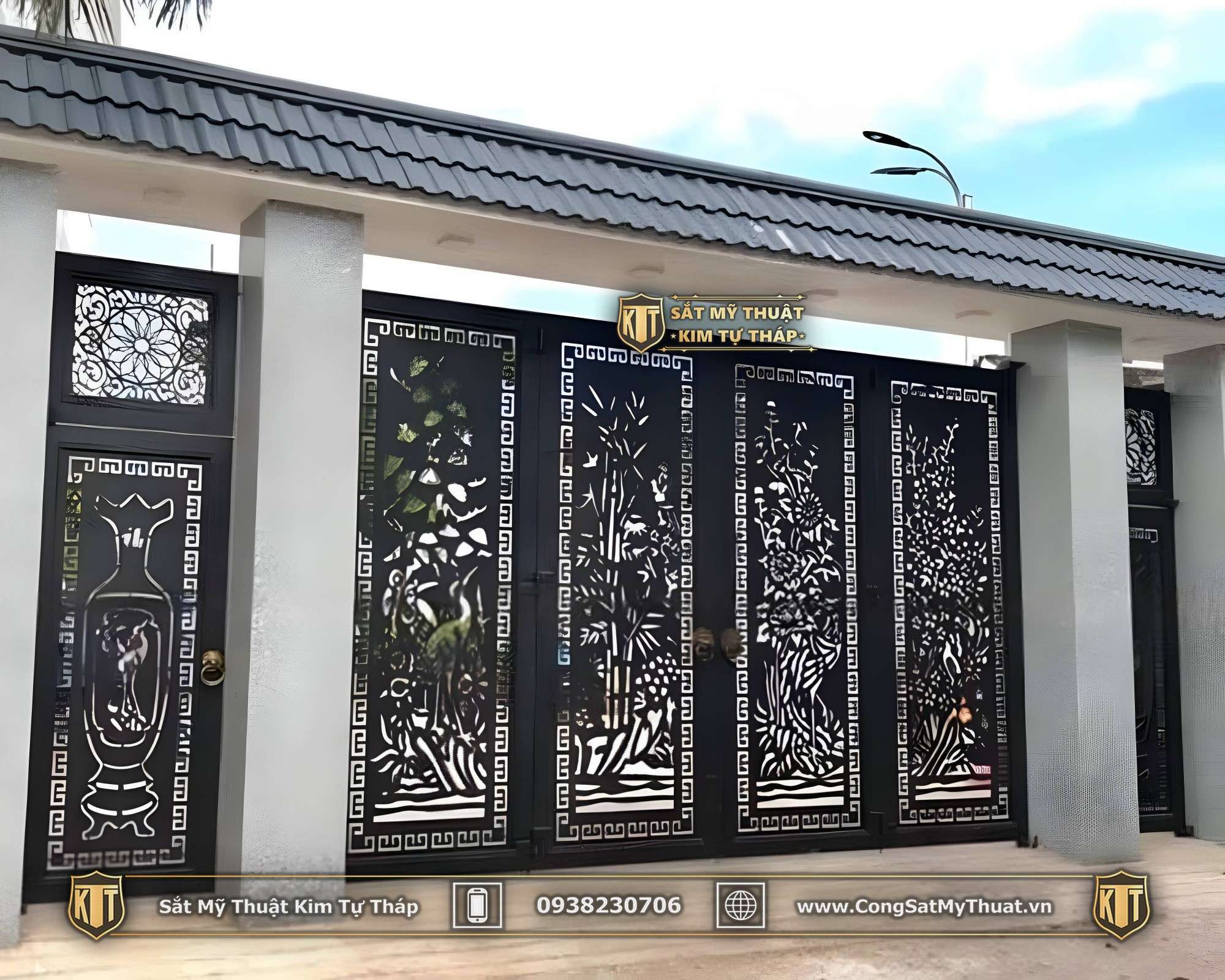 101+ Mẫu cổng sắt mỹ thuật CNC đẹp sang đẳng cấp nhất 2025 cnc cong cnc (15)