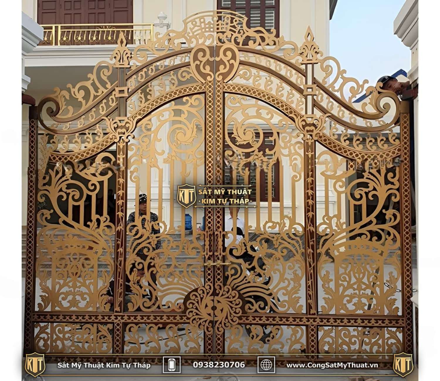 101+ Mẫu cổng sắt mỹ thuật CNC đẹp sang đẳng cấp nhất 2025 cnc cong cnc (9)