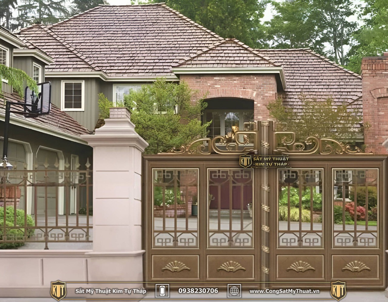 cổng nhà ở nông thôn