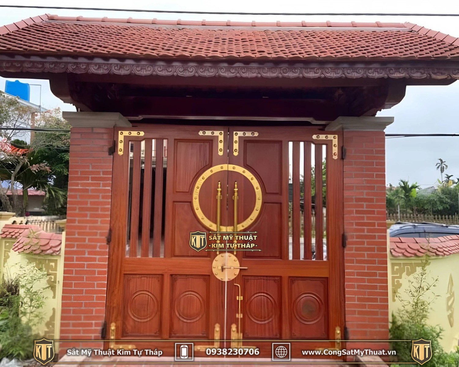 101+ Mẫu cổng biệt thự đẹp hiện đại & đơn giản lộng lẫy nhất cong go