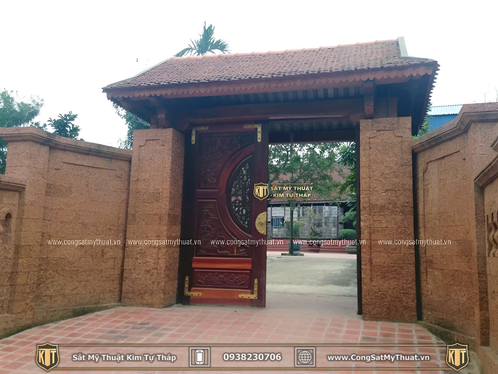 101+ Mẫu cổng biệt thự đẹp hiện đại & đơn giản lộng lẫy nhất cong go biet thu