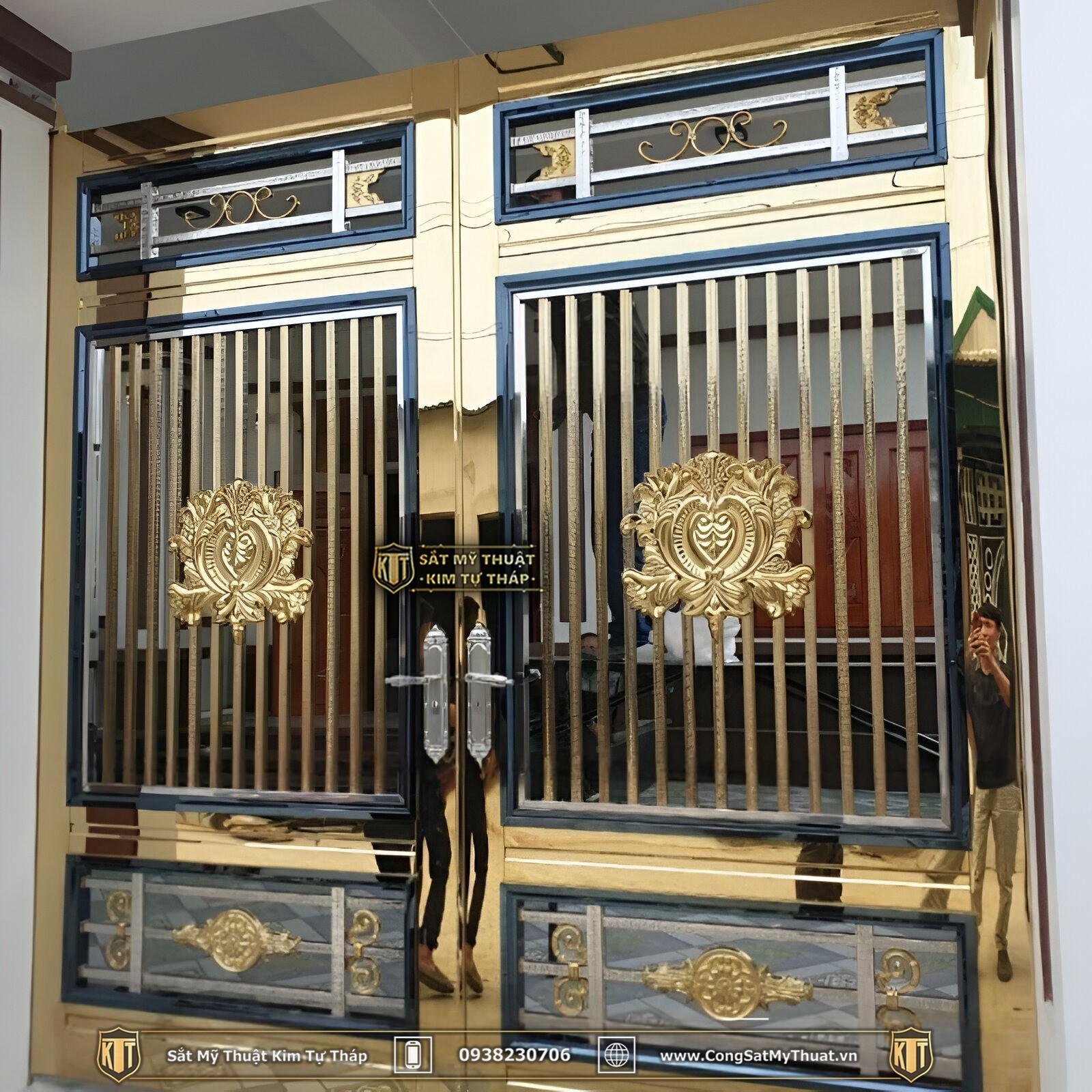 Cổng sắt inox nghệ thuật 