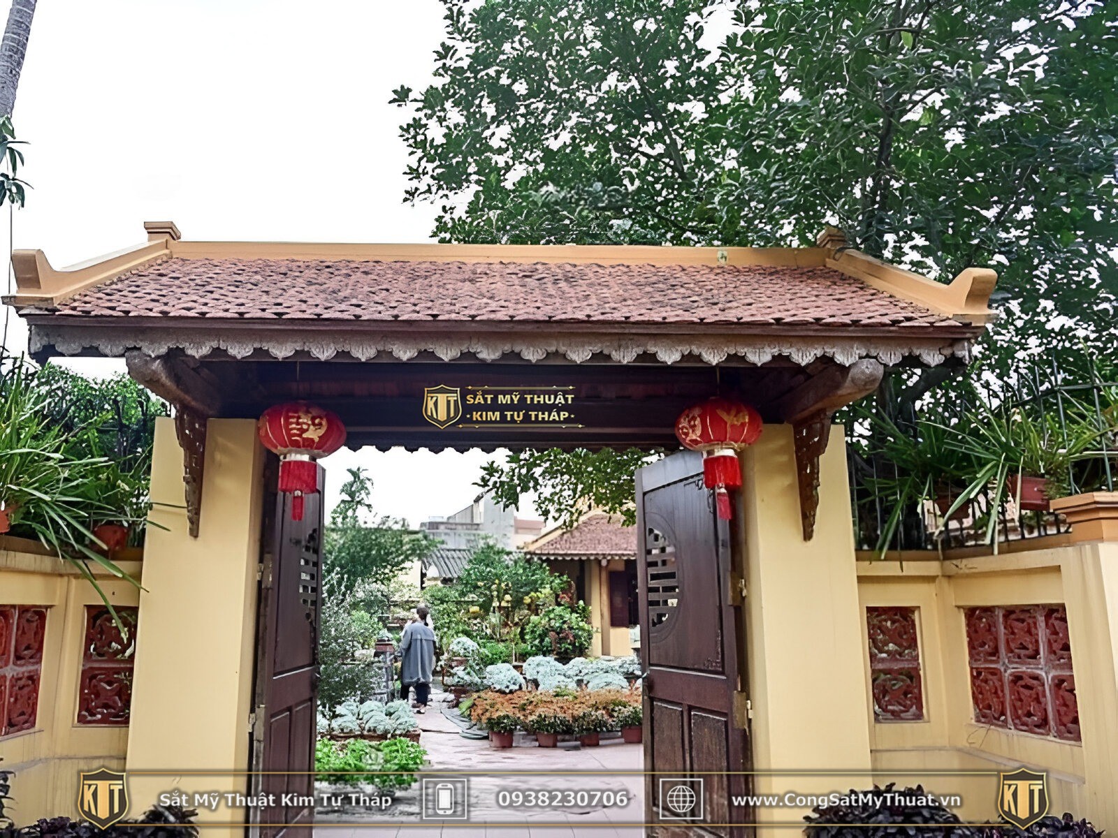 cửa gỗ biệt thự tân cổ điển 