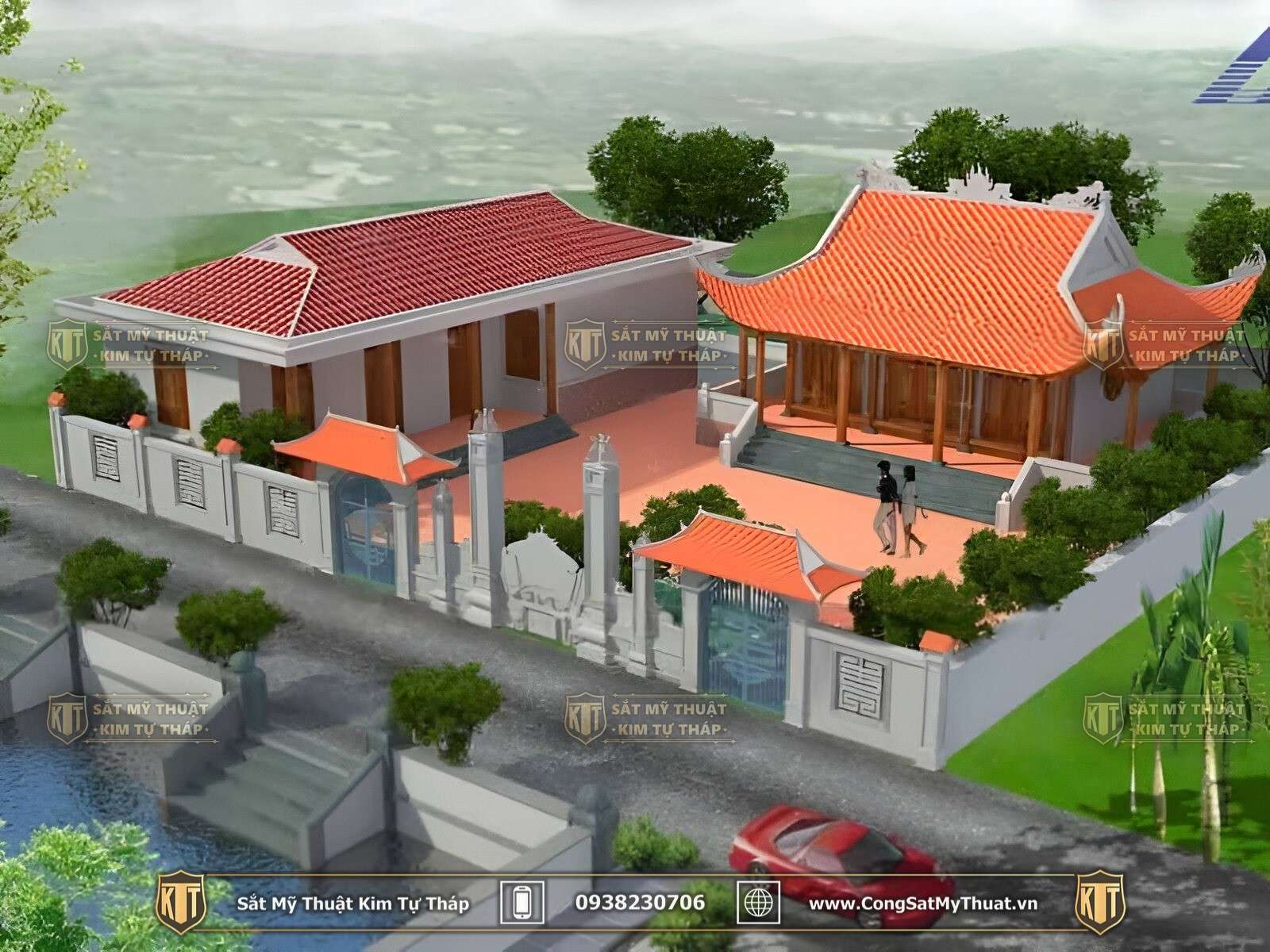 100+ Mẫu cổng nhà thờ họ tộc mỹ thuật đẹp uy nghiêm nhất cong-nha-tho-ho-dep