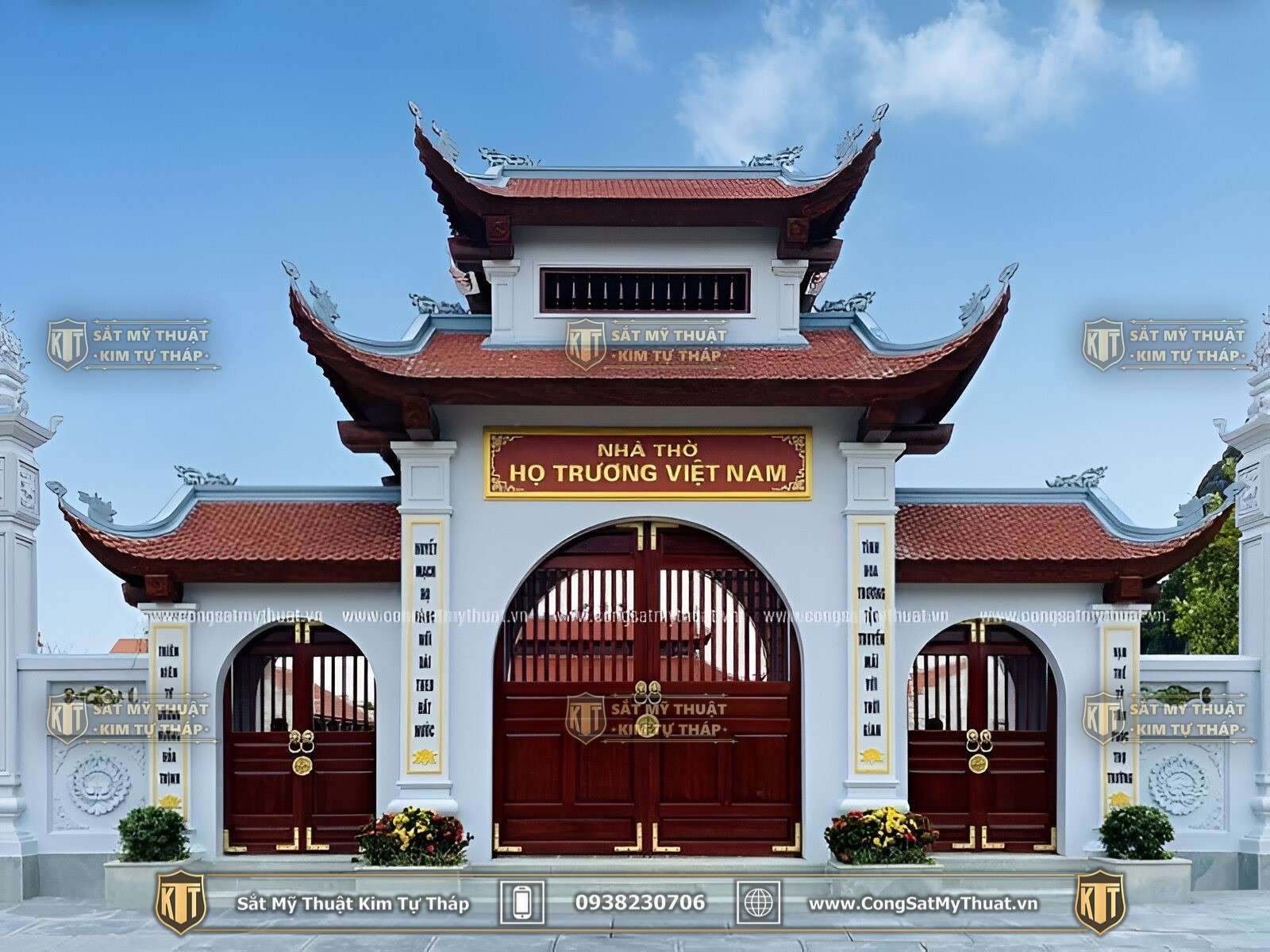 100+ Mẫu cổng nhà thờ họ tộc mỹ thuật đẹp uy nghiêm nhất cong-nha-tho-ho