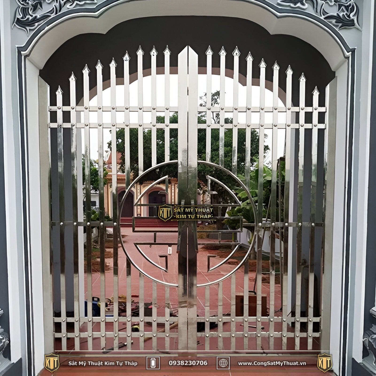 Cổng sắt inox nghệ thuật 