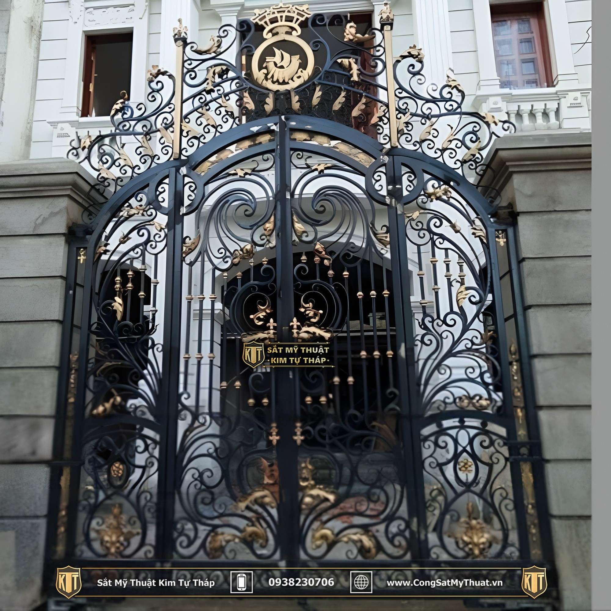 101+ Mẫu cổng biệt thự đẹp hiện đại & đơn giản lộng lẫy nhất Cong sat my thuat